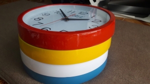 Đồng hồ treo tường tròn 32cm cạnh hông dày